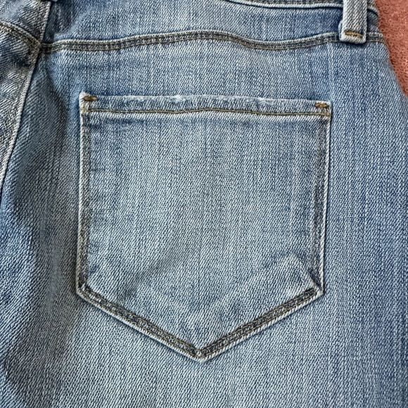 L’AGENCE JEANS SKIRT 24 COTTON BLEND BLUE COLOR  LACE UP FRONT, Trend, Chic - Picture 4 of 7